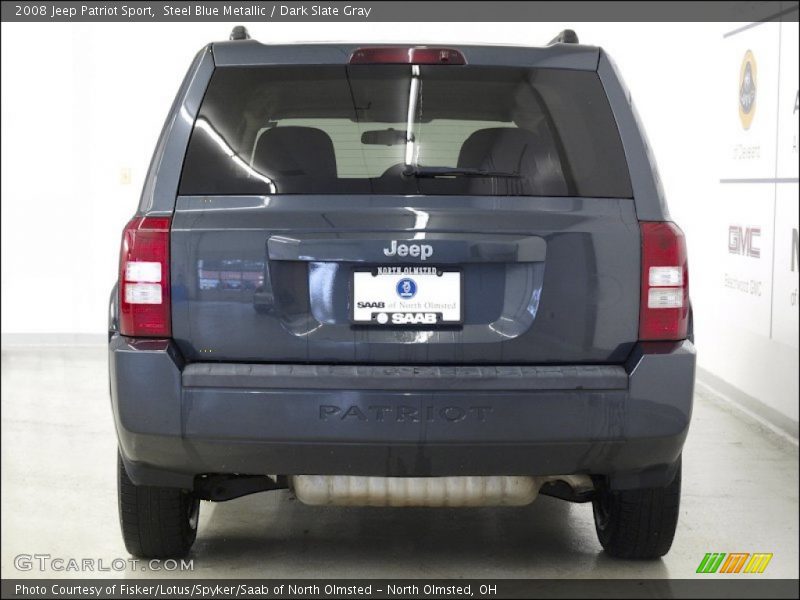 Steel Blue Metallic / Dark Slate Gray 2008 Jeep Patriot Sport