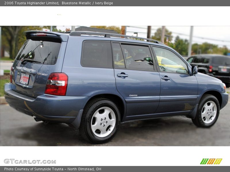 Bluestone Metallic / Ivory Beige 2006 Toyota Highlander Limited