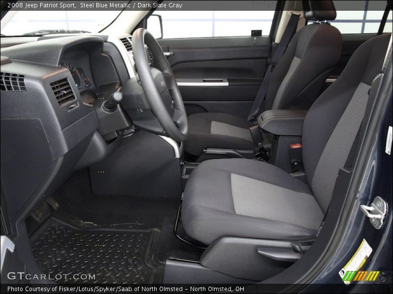 Steel Blue Metallic / Dark Slate Gray 2008 Jeep Patriot Sport