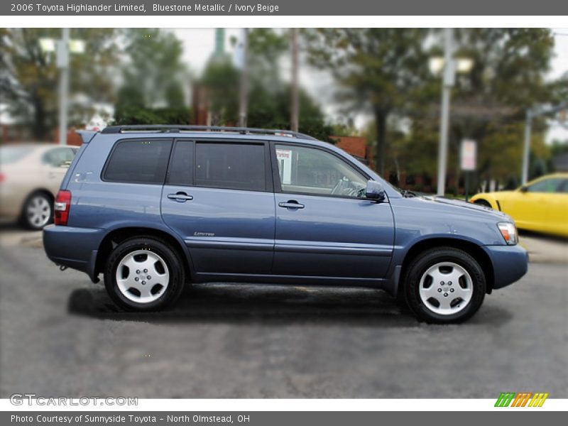 Bluestone Metallic / Ivory Beige 2006 Toyota Highlander Limited