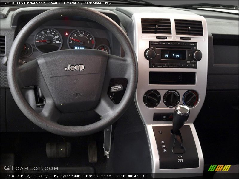 Steel Blue Metallic / Dark Slate Gray 2008 Jeep Patriot Sport