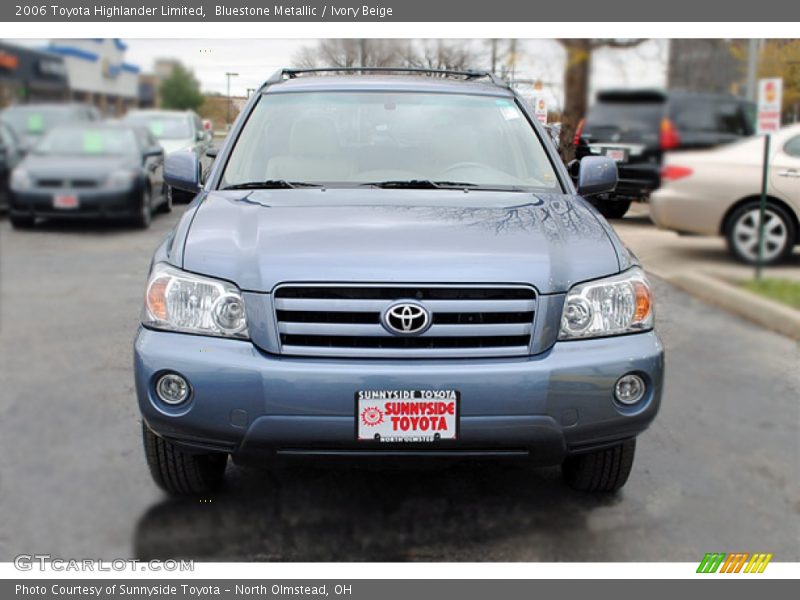 Bluestone Metallic / Ivory Beige 2006 Toyota Highlander Limited