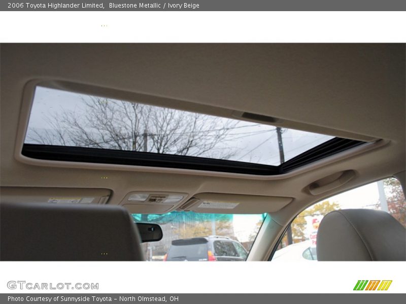 Bluestone Metallic / Ivory Beige 2006 Toyota Highlander Limited