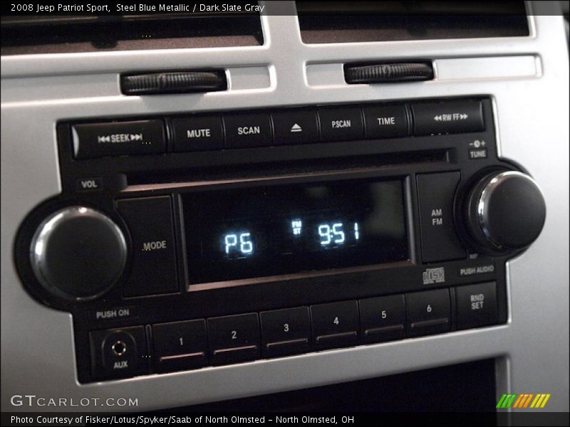 Steel Blue Metallic / Dark Slate Gray 2008 Jeep Patriot Sport