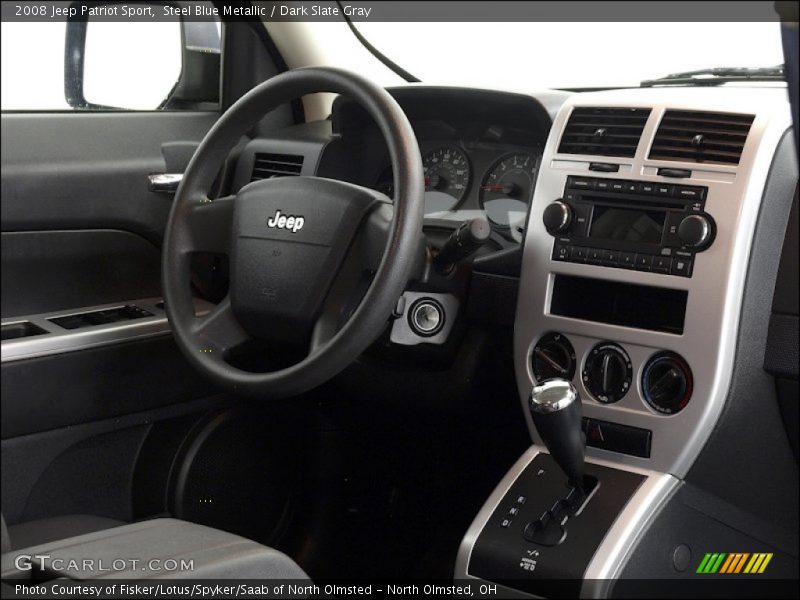Steel Blue Metallic / Dark Slate Gray 2008 Jeep Patriot Sport