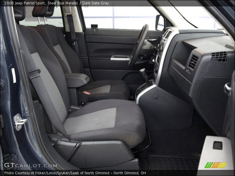 Steel Blue Metallic / Dark Slate Gray 2008 Jeep Patriot Sport