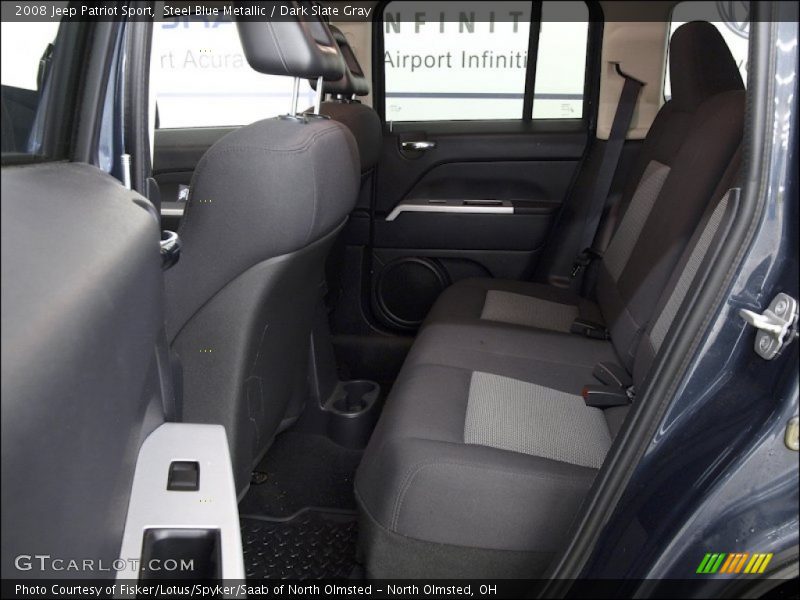 Steel Blue Metallic / Dark Slate Gray 2008 Jeep Patriot Sport