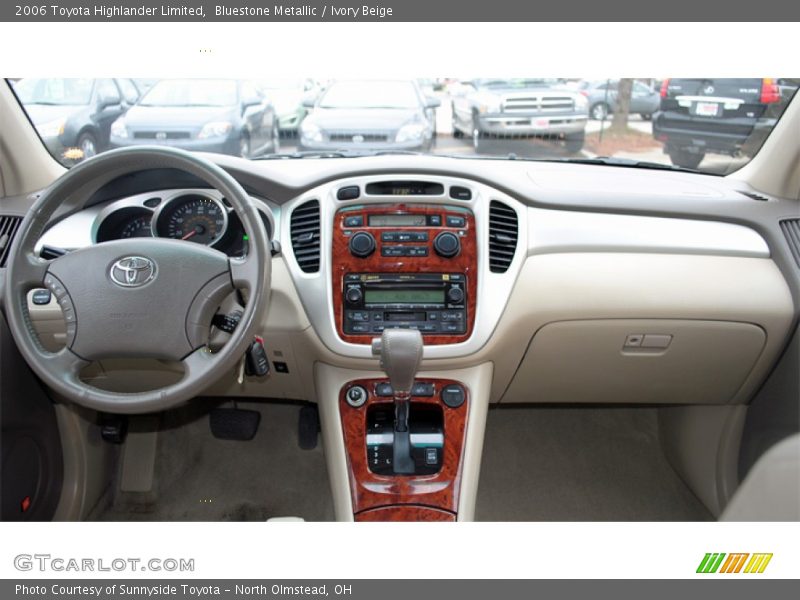 Bluestone Metallic / Ivory Beige 2006 Toyota Highlander Limited