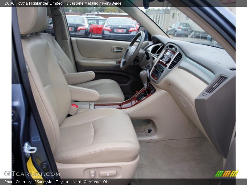 Bluestone Metallic / Ivory Beige 2006 Toyota Highlander Limited