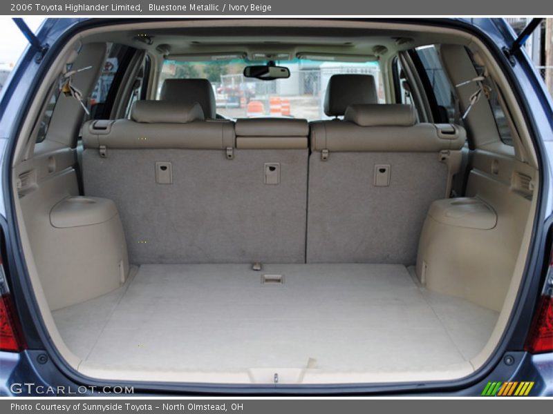 Bluestone Metallic / Ivory Beige 2006 Toyota Highlander Limited