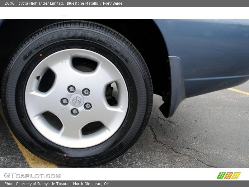 Bluestone Metallic / Ivory Beige 2006 Toyota Highlander Limited