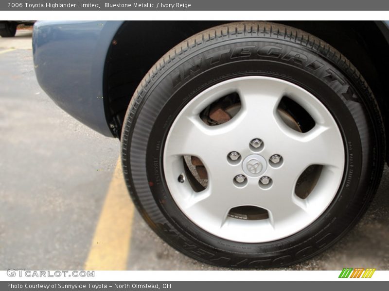 Bluestone Metallic / Ivory Beige 2006 Toyota Highlander Limited