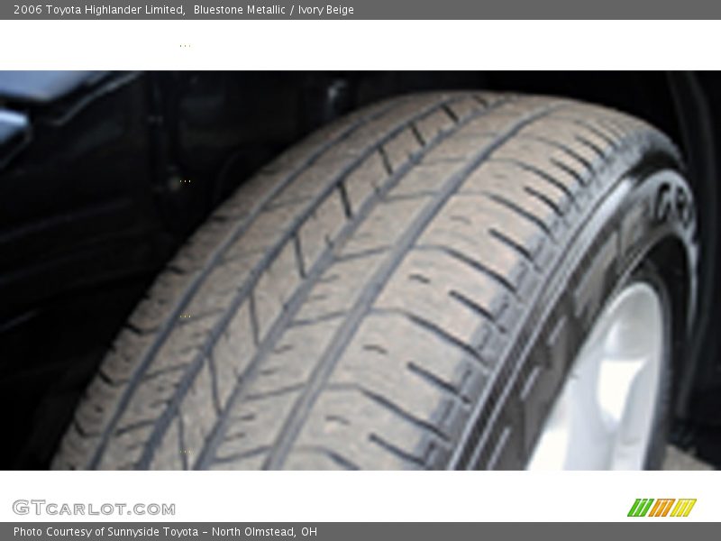 Bluestone Metallic / Ivory Beige 2006 Toyota Highlander Limited