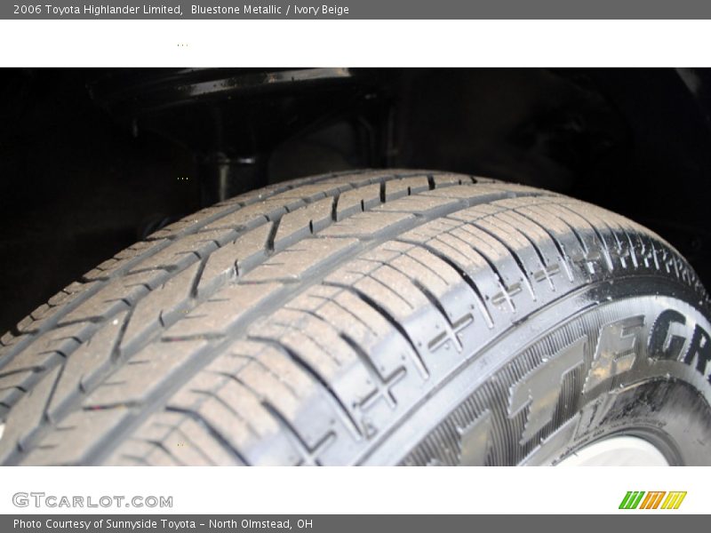 Bluestone Metallic / Ivory Beige 2006 Toyota Highlander Limited