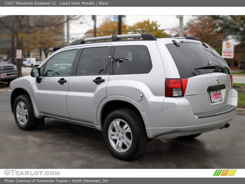 Liquid Silver Metallic / Black 2007 Mitsubishi Endeavor LS