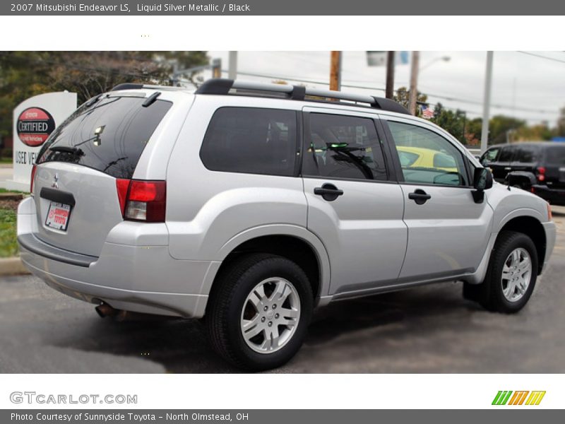 Liquid Silver Metallic / Black 2007 Mitsubishi Endeavor LS