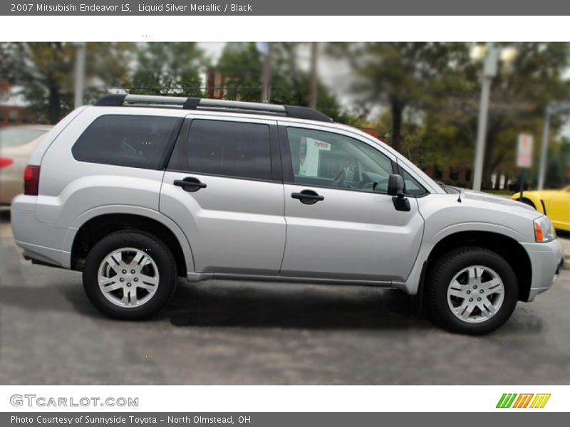 Liquid Silver Metallic / Black 2007 Mitsubishi Endeavor LS