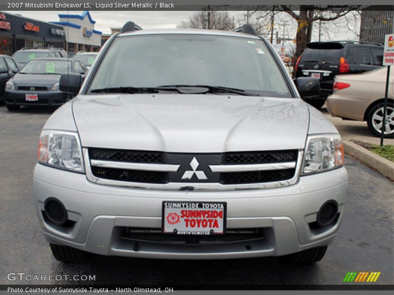 Liquid Silver Metallic / Black 2007 Mitsubishi Endeavor LS