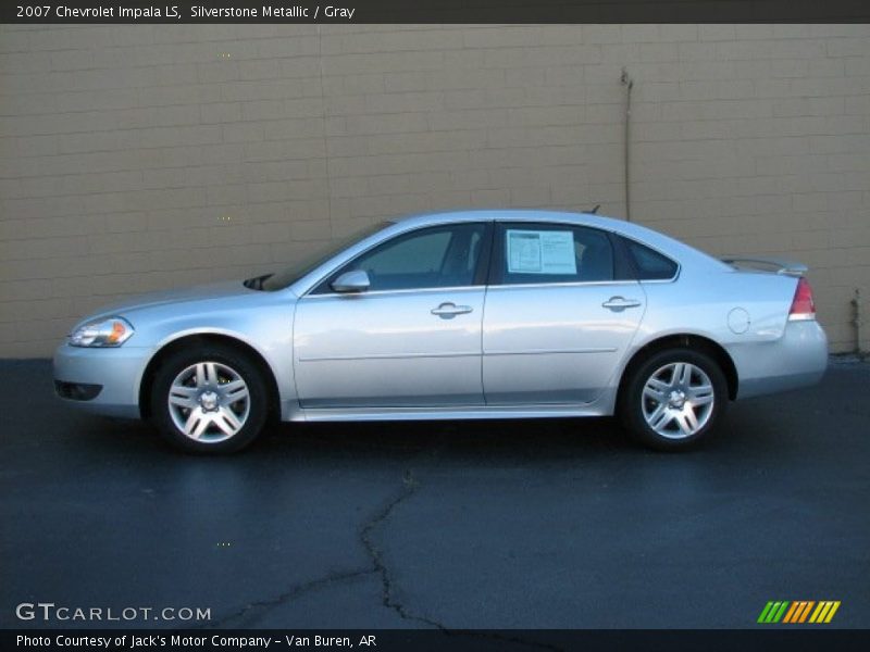 Silverstone Metallic / Gray 2007 Chevrolet Impala LS