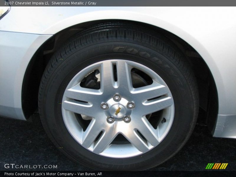 Silverstone Metallic / Gray 2007 Chevrolet Impala LS