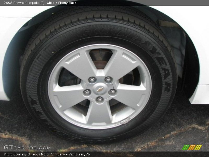 White / Ebony Black 2008 Chevrolet Impala LT