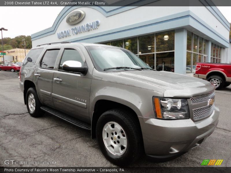Graystone Metallic / Ebony 2008 Chevrolet Tahoe LTZ 4x4