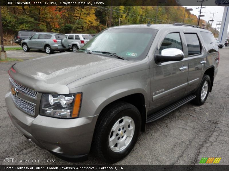 Graystone Metallic / Ebony 2008 Chevrolet Tahoe LTZ 4x4