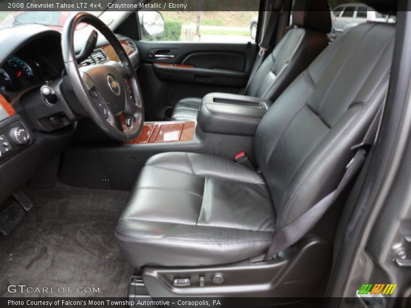 Graystone Metallic / Ebony 2008 Chevrolet Tahoe LTZ 4x4