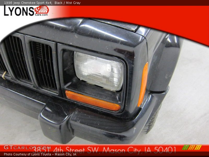 Black / Mist Gray 1998 Jeep Cherokee Sport 4x4