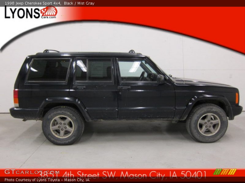 Black / Mist Gray 1998 Jeep Cherokee Sport 4x4