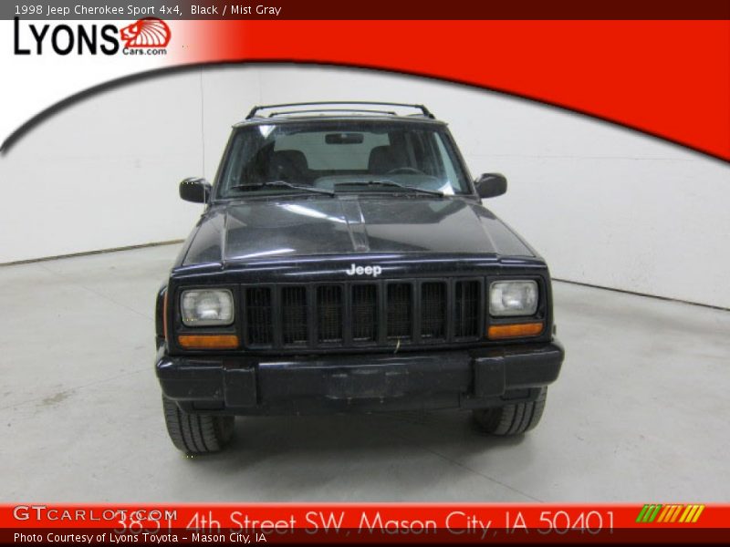 Black / Mist Gray 1998 Jeep Cherokee Sport 4x4