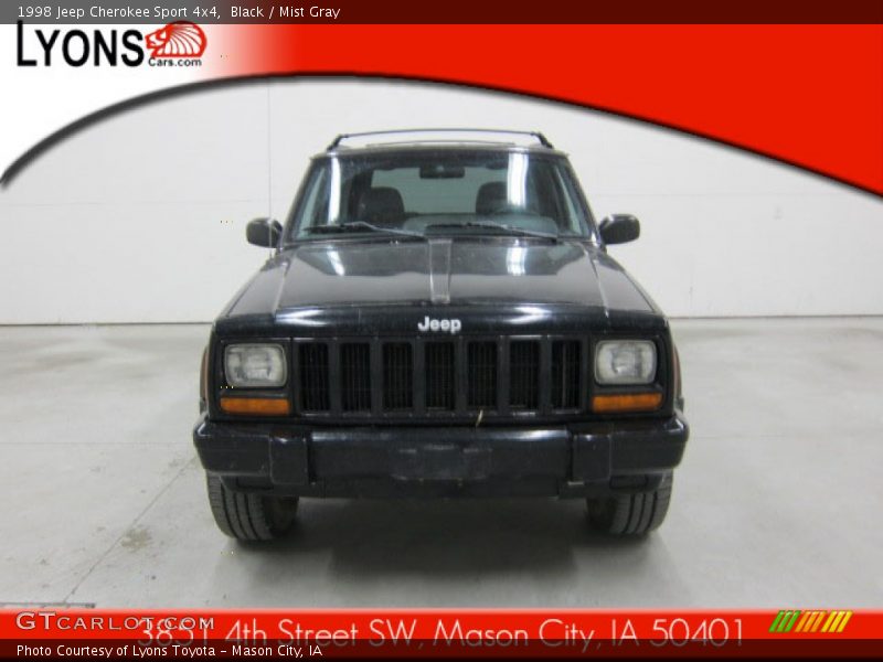 Black / Mist Gray 1998 Jeep Cherokee Sport 4x4