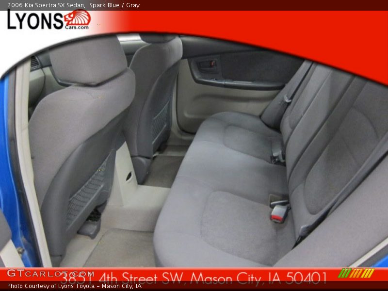 Spark Blue / Gray 2006 Kia Spectra SX Sedan