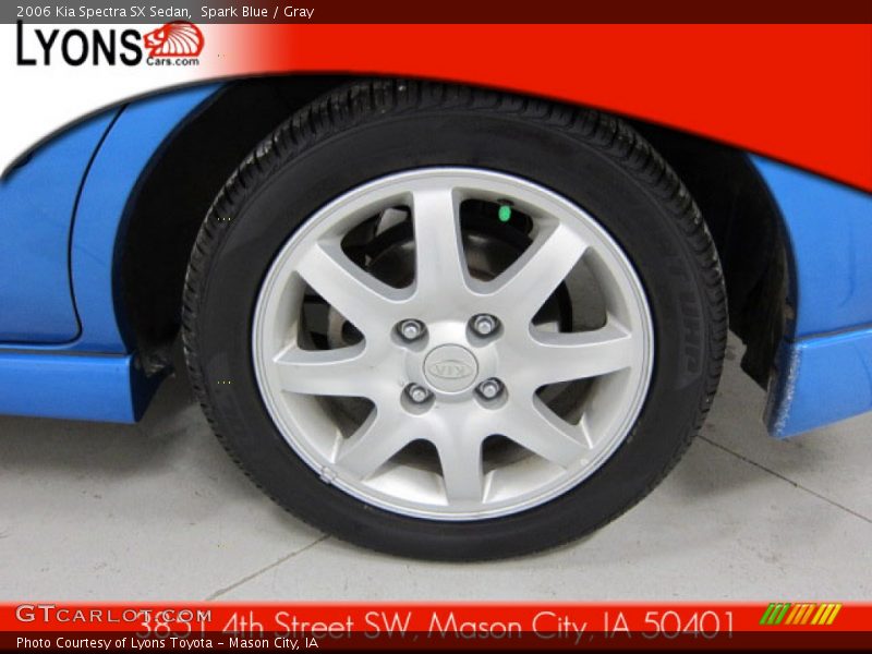 Spark Blue / Gray 2006 Kia Spectra SX Sedan
