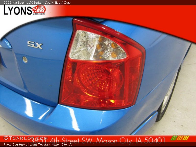 Spark Blue / Gray 2006 Kia Spectra SX Sedan