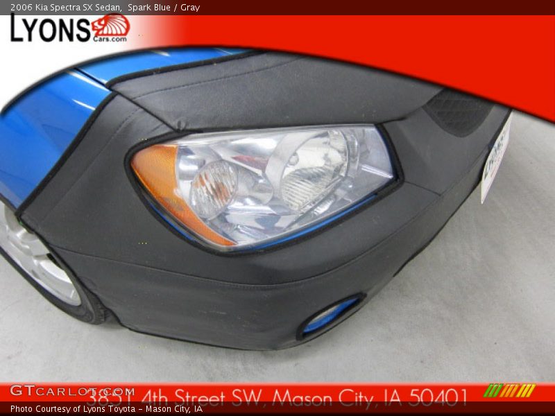 Spark Blue / Gray 2006 Kia Spectra SX Sedan