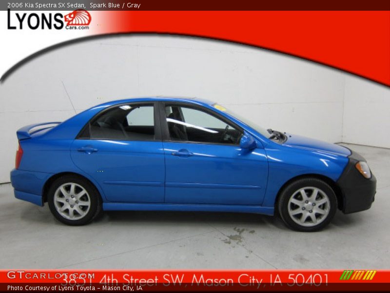 Spark Blue / Gray 2006 Kia Spectra SX Sedan