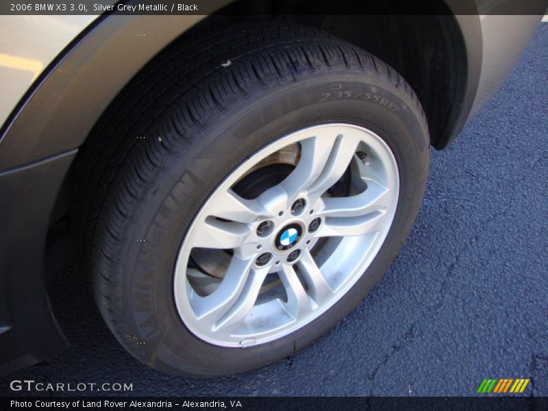 Silver Grey Metallic / Black 2006 BMW X3 3.0i