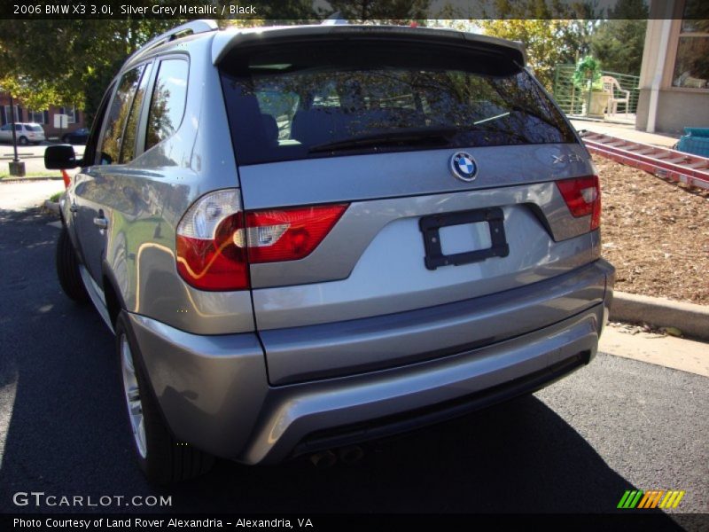 Silver Grey Metallic / Black 2006 BMW X3 3.0i