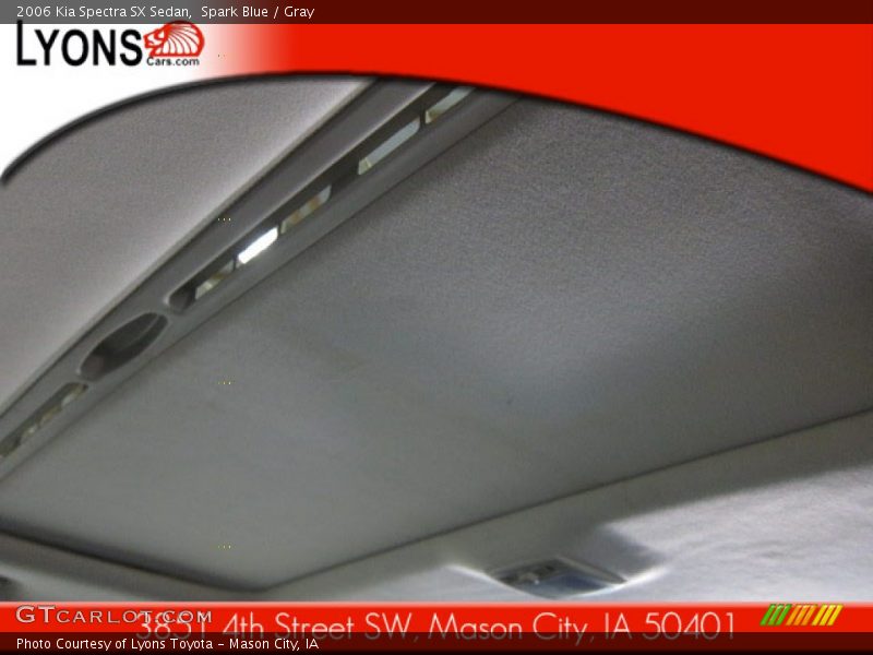 Spark Blue / Gray 2006 Kia Spectra SX Sedan