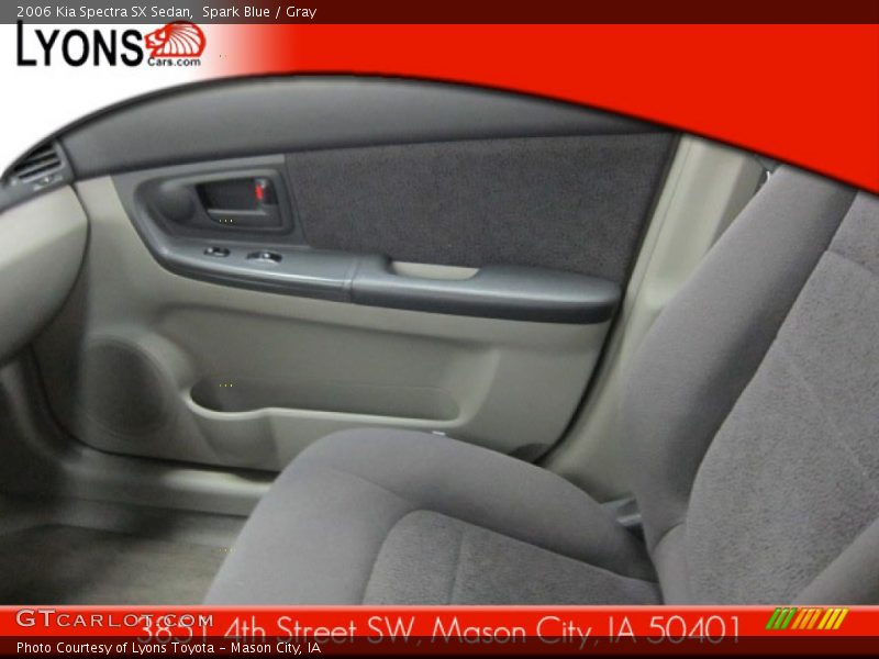 Spark Blue / Gray 2006 Kia Spectra SX Sedan