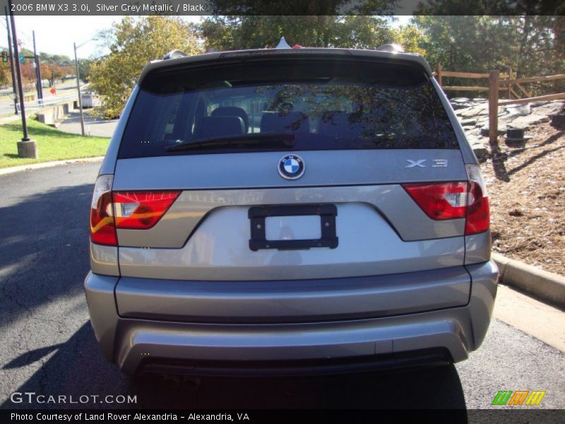 Silver Grey Metallic / Black 2006 BMW X3 3.0i