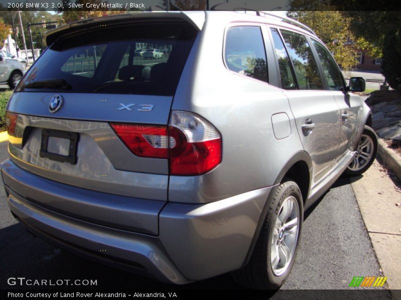 Silver Grey Metallic / Black 2006 BMW X3 3.0i