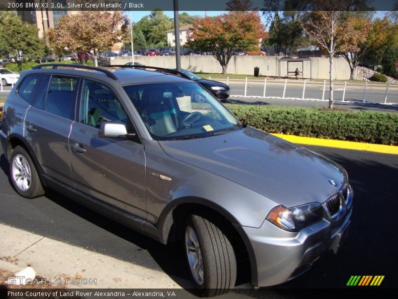Silver Grey Metallic / Black 2006 BMW X3 3.0i