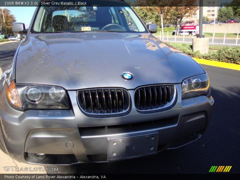 Silver Grey Metallic / Black 2006 BMW X3 3.0i