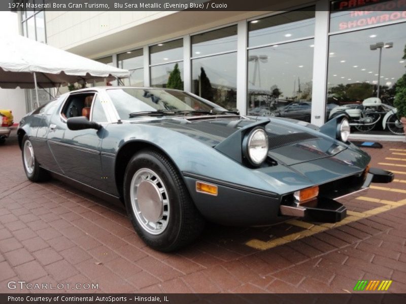 Blu Sera Metallic (Evening Blue) / Cuoio 1974 Maserati Bora Gran Turismo