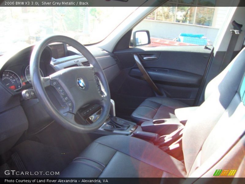 Silver Grey Metallic / Black 2006 BMW X3 3.0i