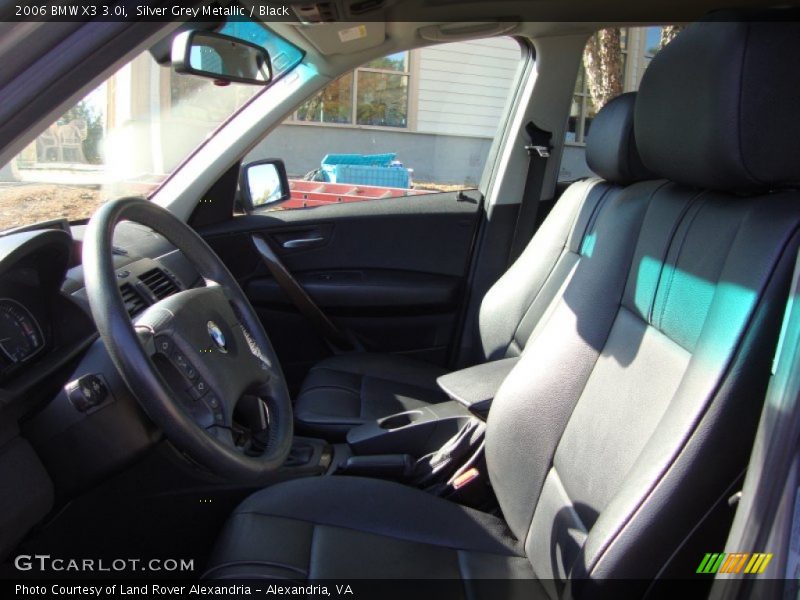 Silver Grey Metallic / Black 2006 BMW X3 3.0i