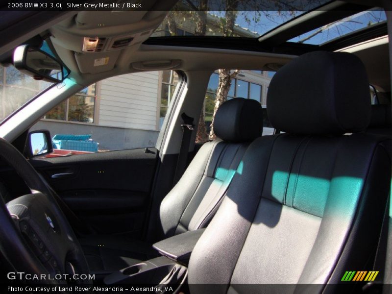 Silver Grey Metallic / Black 2006 BMW X3 3.0i