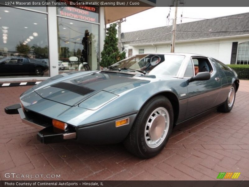 Blu Sera Metallic (Evening Blue) / Cuoio 1974 Maserati Bora Gran Turismo